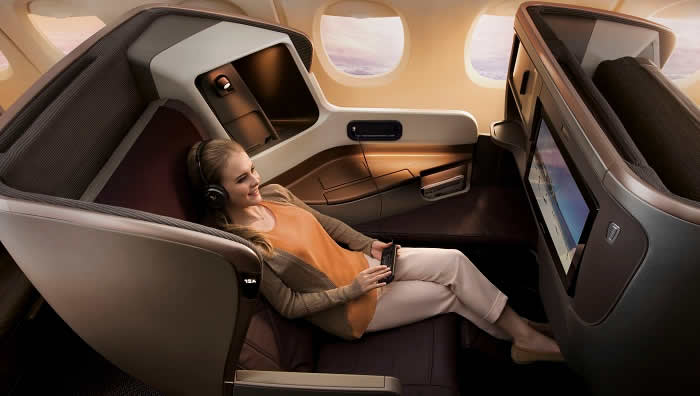 singapore airlines business seats